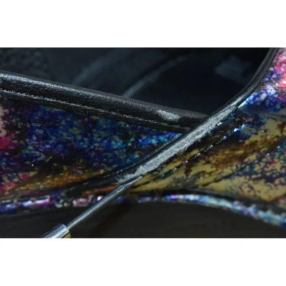 Dansko Metallic Wash Patent Professional Work Nurse Clogs 41 US 11.5 -Flaws- - Picture 10 of 13